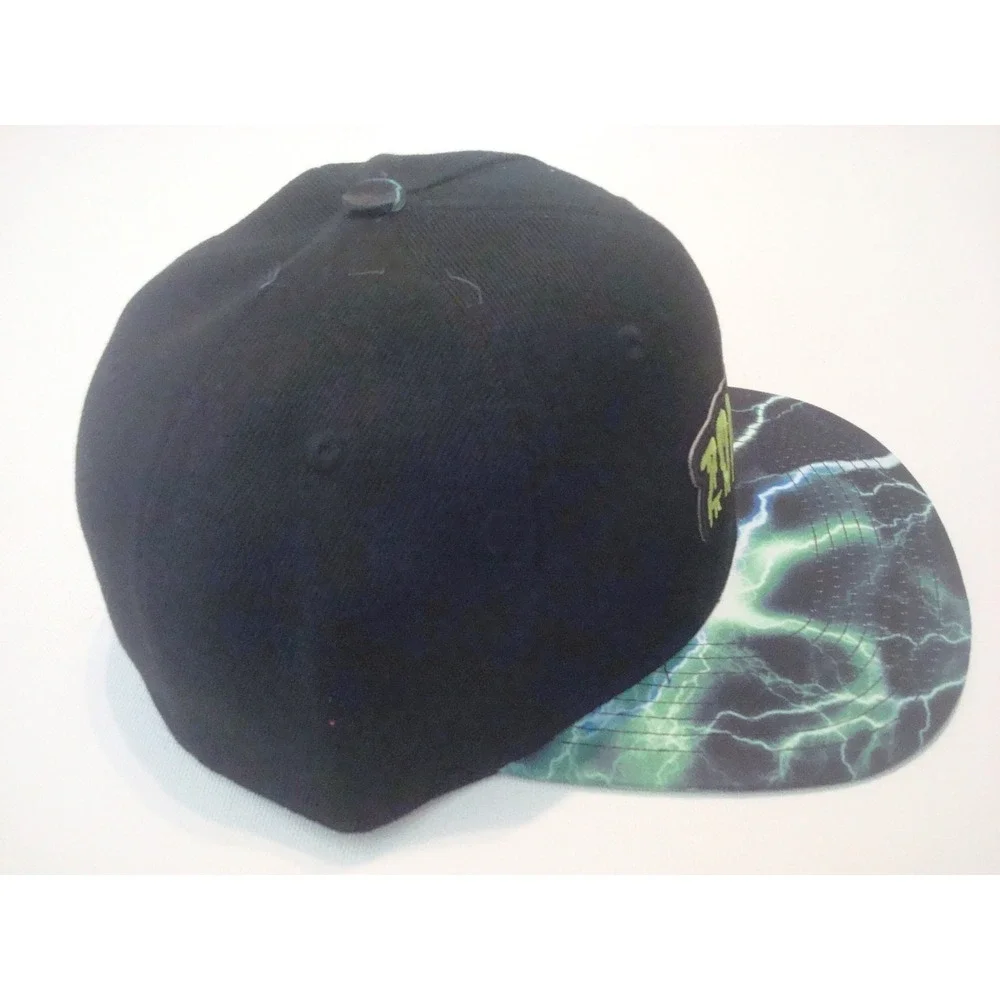 ZOMBIE SNAPBACK LIGHTNING   BEACH 00S Y2K  HAT CAP VINTAGE DEADSTOCK S2